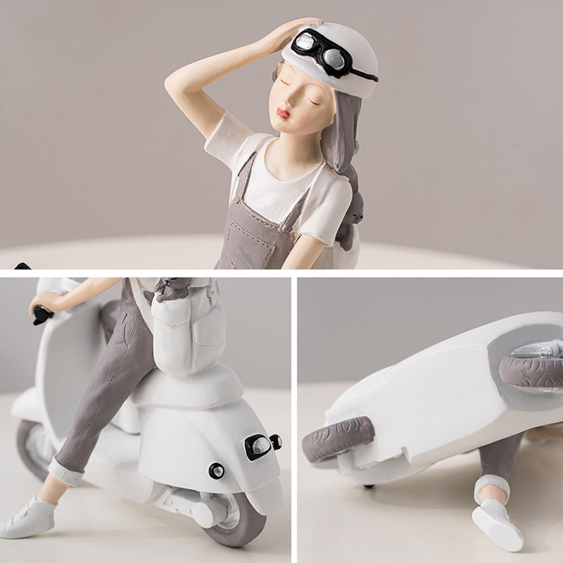 Creative Nordic Cute Girl Resi - Nutcracker Figurine review and price