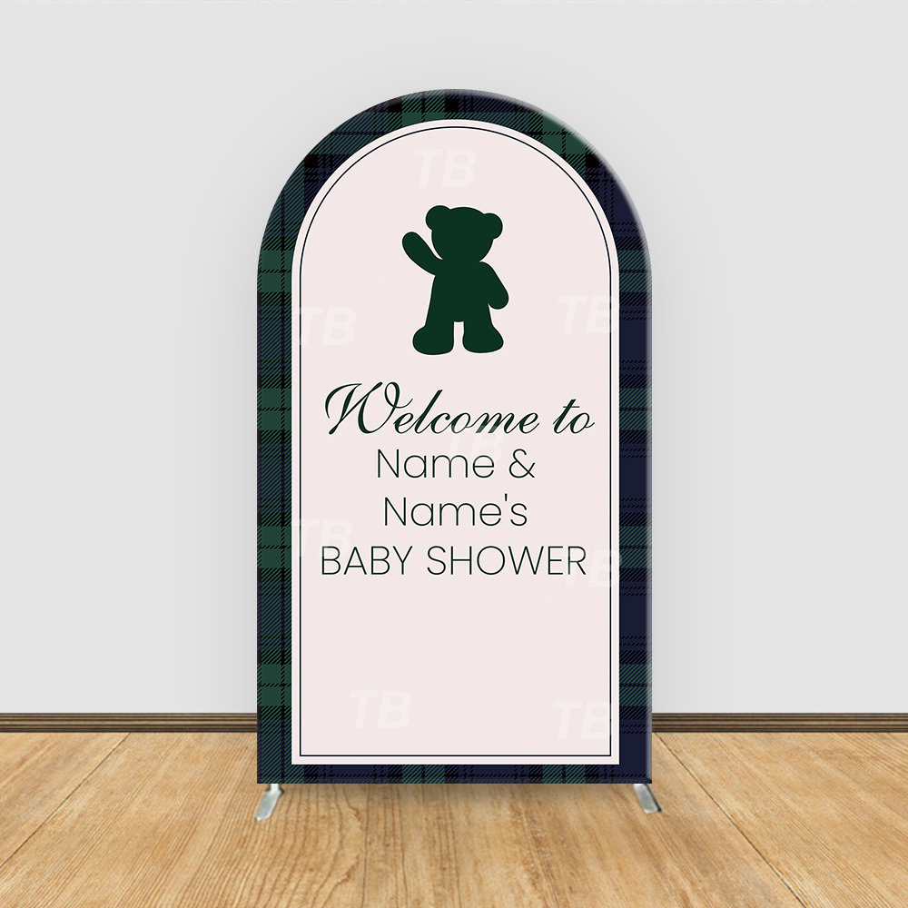 Teddy Bear Plaid Theme Arch Ba - Christmas Throw Blanket review and price
