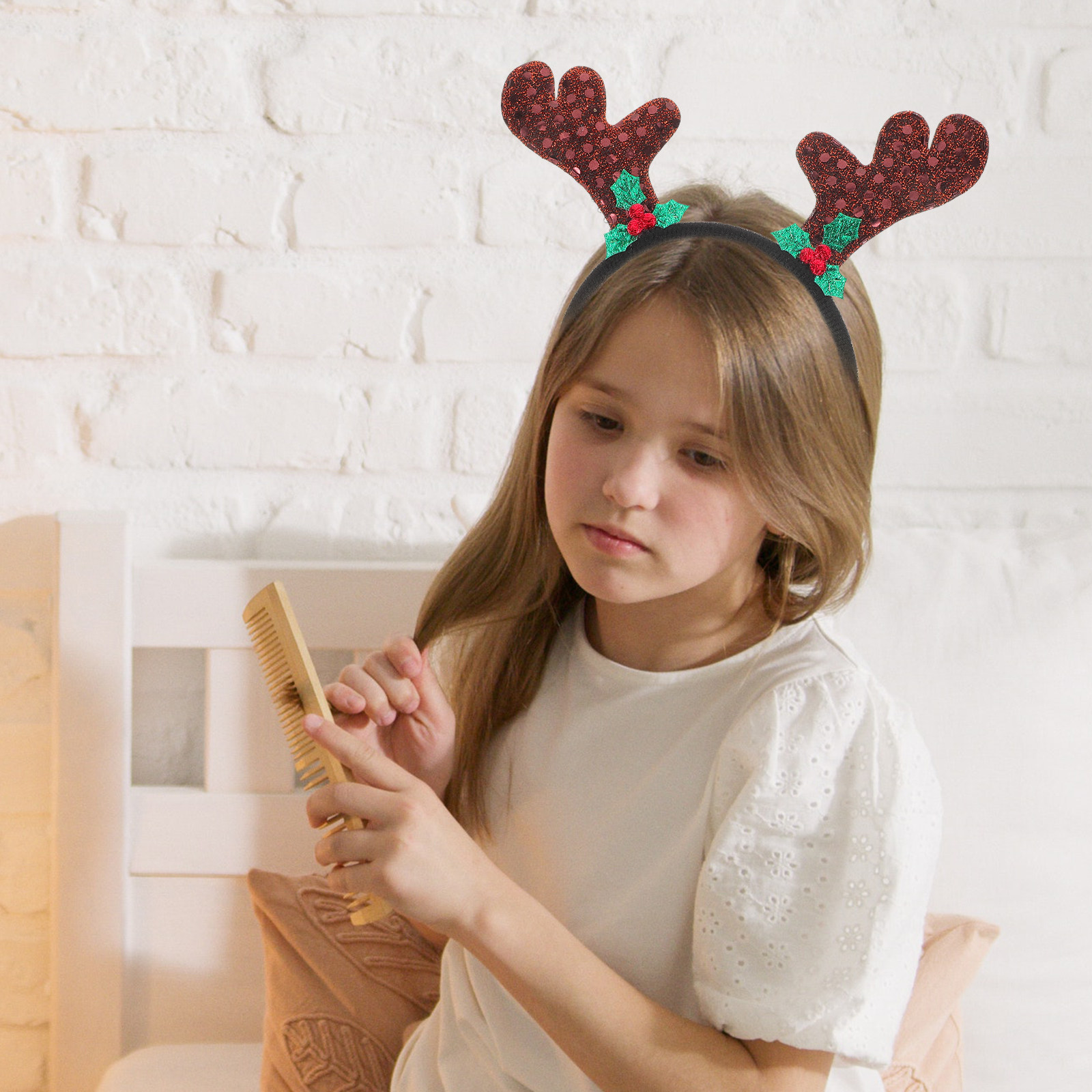 2Pcs Antler Headband Xmas Chri - Reindeer Antlers Headband review and price